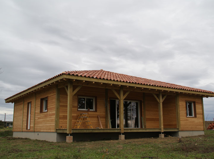 Maison en bois de style arcachonnais