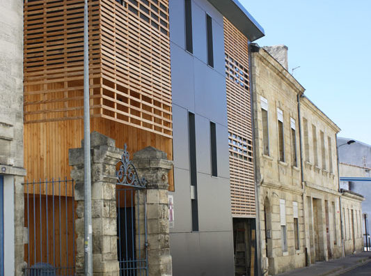 Maison bois dans Bordeaux