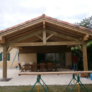 Extension : terrasse couverte