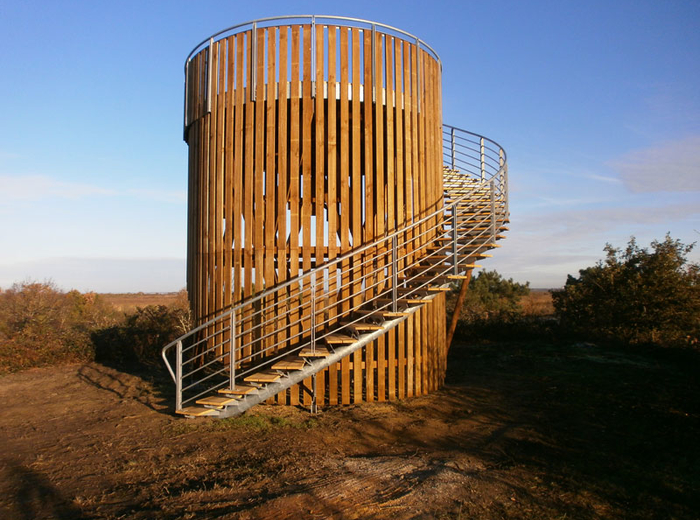 La Tour d’observation à la réserve ornithologique du Teich