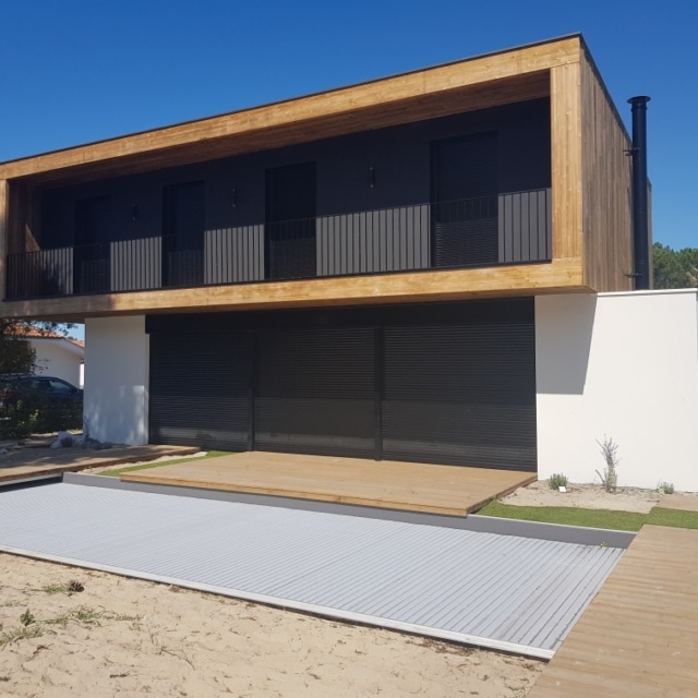 maison traditionnelle bois,maison tradi bois,maison ossature bois,maison ossature bois landes,charpente traditionnelle,maison d'architecte,maison d'architecte landes