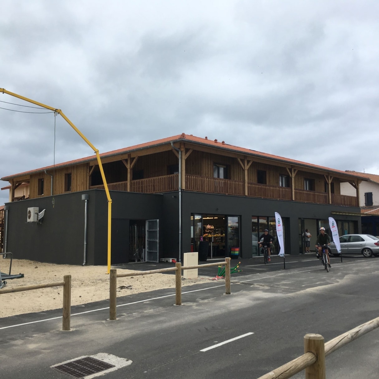 saint girons plage,saint girons,saint girons landes,maison à saint girons,maison bois,bâtiment bois